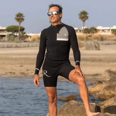 SAINT JACQUES Shorty Rivage 4/3mm Double Zip Homme