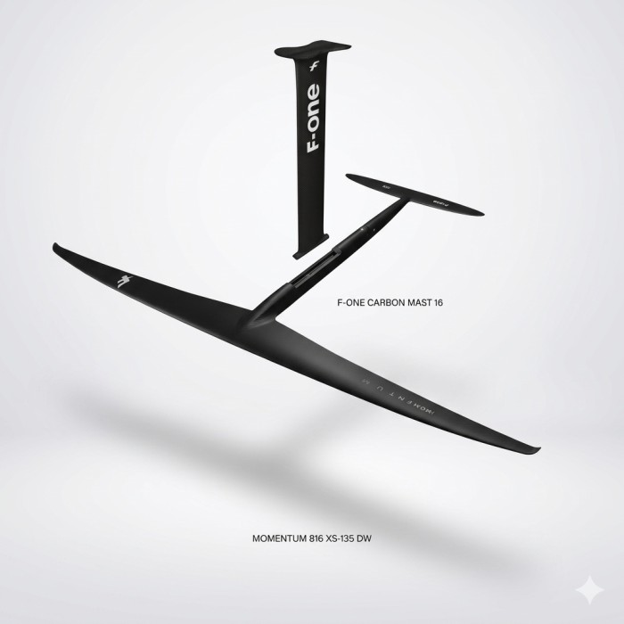 F-ONE FOIL COMPLET MOMENTUM + MAT CARBONE F-ONE FOIL COMPLET MOMENTUM + MAT CARBONE