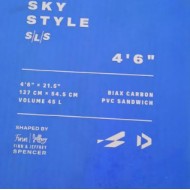 DUOTONE Sky Style SLS 4'6" 45 Litres 2026 - Occasion