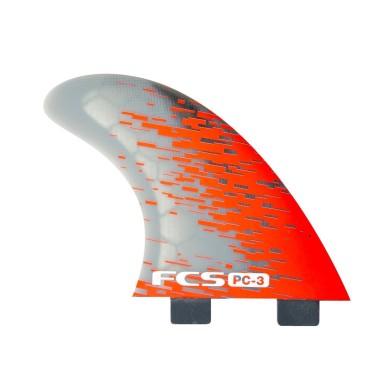 FCS PC-7 Orange Smoke Tri Retail Fin