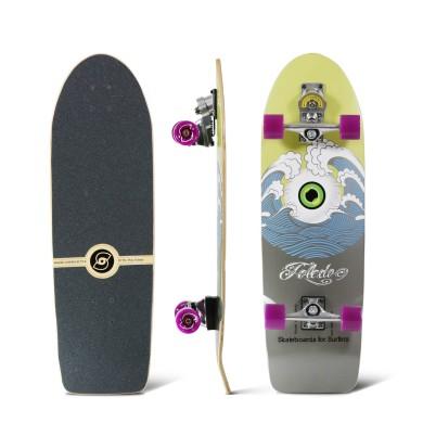 Smoothstar Pro Holy Toledo surf skate 33"