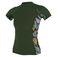 O'neill Side print femme manches courtes rash guard O'neill Side print femme manches courtes rash guard