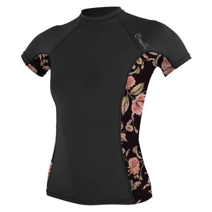 O'neill Side print femme manches courtes rash guard