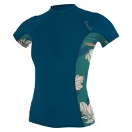 O'neill Side print femme manches courtes rash guard O'neill Side print femme manches courtes rash guard