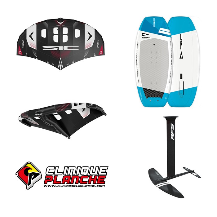 Pack SIC Raptor Epoxy Carbon + Foil AFS | Clinique de la planche | 4 447,73 €