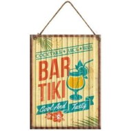 Plaque métal Tiki Bar