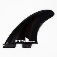 FCS II Carver Black Tri-fins (set de 3)