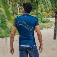SAINT JACQUES Lycra manche courte waves