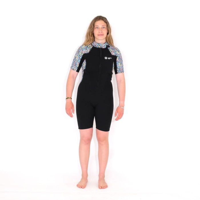 MELLOW SEA Anfibi Femme Shorty 2/2mm Double zip