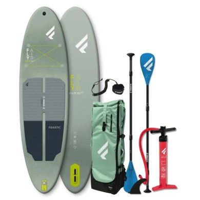 Pack sup paddle gonflable FLY AIR SLT 10.4 FANATIC (sup. pompe. pagaie. sac)