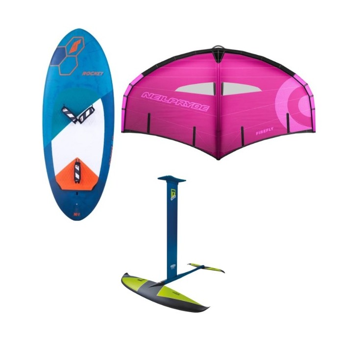 PACK Freeride TABOU Rocket Wing MTE + NEILPRYDE Firefly + TAHE Aquilon
